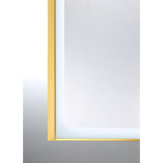 Paulding LED Mirror in Gold