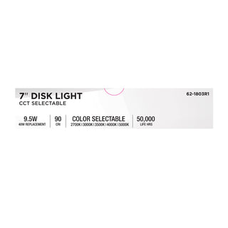 LED Disk Light in Bronze