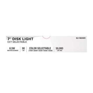 LED Disk Light in White
