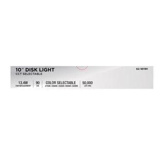 LED Disk Light in White