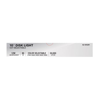 LED Disk Light in Brushed Nickel