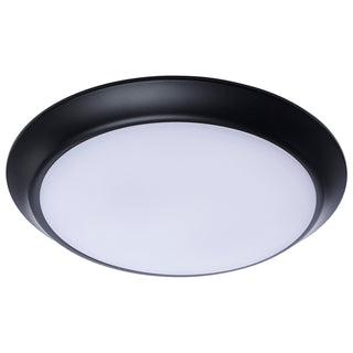 LED Disk Light in Black