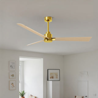 Alessandra 56" Ceiling Fan in Brushed Brass