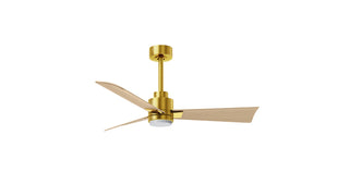 Alessandra - LK 42" Ceiling Fan in Brushed Brass