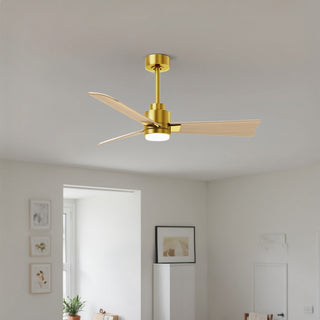 Alessandra - LK 42" Ceiling Fan in Brushed Brass
