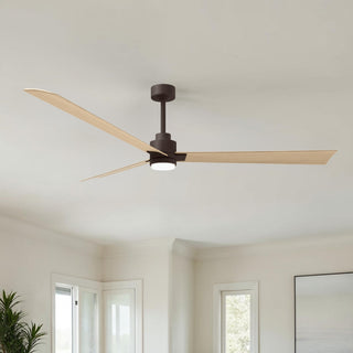 Alessandra - LK 72" Ceiling Fan in Textured Bronze
