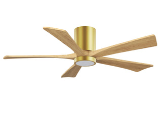 Irene-5HLK 52" Ceiling Fan in Brushed Brass
