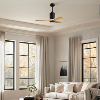 Patricia-3 42" Ceiling Fan in Matte Black