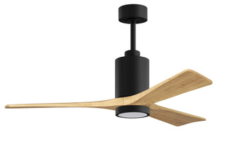 Patricia-3 52" Ceiling Fan in Matte Black