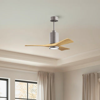 Patricia-3 42" Ceiling Fan in Brushed Nickel