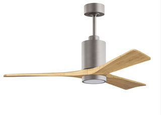 Patricia-3 52" Ceiling Fan in Brushed Nickel
