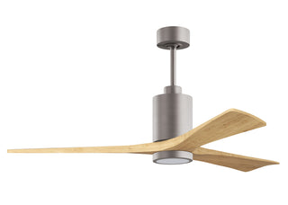Patricia-3 60" Ceiling Fan in Brushed Nickel