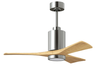 Patricia-3 42" Ceiling Fan in Polished Chrome