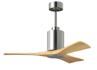 Patricia-3 42" Ceiling Fan in Polished Chrome
