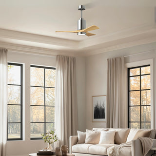 Patricia-3 42" Ceiling Fan in Polished Chrome