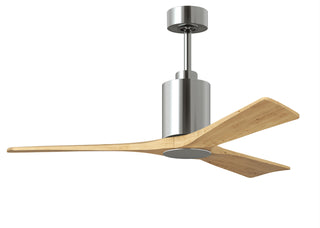 Patricia-3 52" Ceiling Fan in Polished Chrome