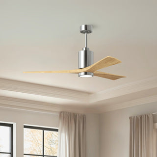 Patricia-3 60" Ceiling Fan in Polished Chrome