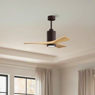 Patricia-3 42" Ceiling Fan in Textured Bronze