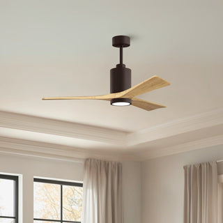 Patricia-3 52" Ceiling Fan in Textured Bronze
