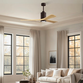 Patricia-3 60" Ceiling Fan in Textured Bronze