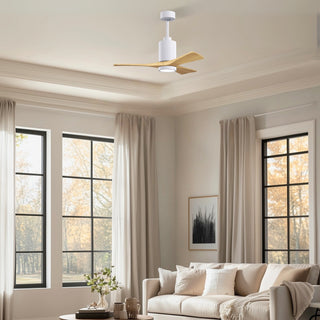 Patricia-3 42" Ceiling Fan in Gloss White