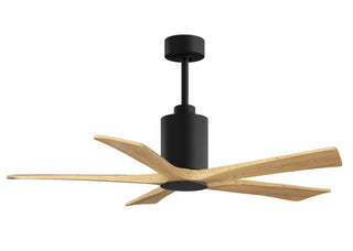 Patricia-5 52" Ceiling Fan in Matte Black