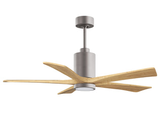 Patricia-5 52" Ceiling Fan in Brushed Nickel