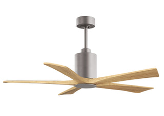 Patricia-5 52" Ceiling Fan in Brushed Nickel