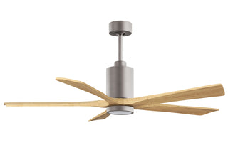 Patricia-5 60" Ceiling Fan in Brushed Nickel