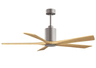 Patricia-5 60" Ceiling Fan in Brushed Nickel