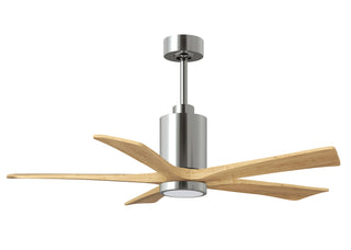 Patricia-5 52" Ceiling Fan in Polished Chrome