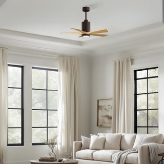 Patricia-5 42" Ceiling Fan in Textured Bronze
