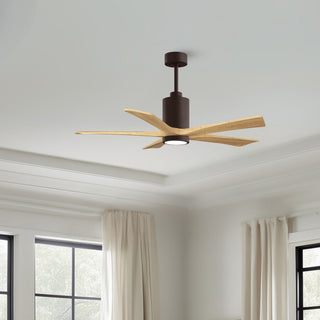 Patricia-5 52" Ceiling Fan in Textured Bronze