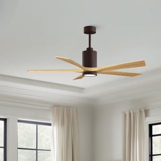 Patricia-5 60" Ceiling Fan in Textured Bronze