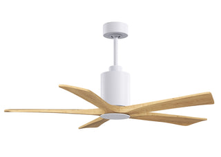 Patricia-5 52" Ceiling Fan in Gloss White