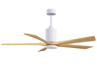 Patricia-5 60" Ceiling Fan in Gloss White