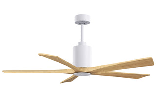 Patricia-5 60" Ceiling Fan in Gloss White