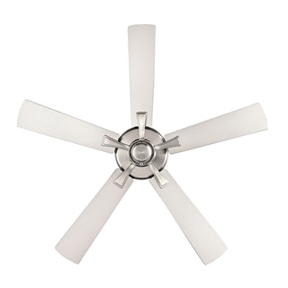 Brisden 52" Ceiling Fan in Brushed Nickel
