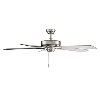 Brisden 52" Ceiling Fan in Brushed Nickel