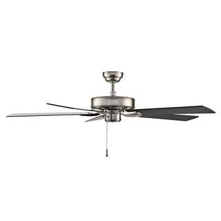 Brisden 52" Ceiling Fan in Brushed Nickel
