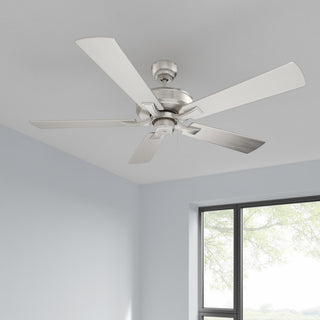 Brisden 52" Ceiling Fan in Brushed Nickel