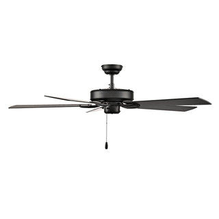 Brisden 52" Ceiling Fan in Matte Black