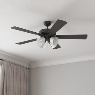 Calivane 52" Ceiling Fan in Matte Black
