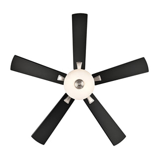Galeson 52" Ceiling Fan in Brushed Nickel