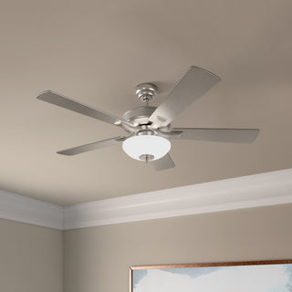 Galeson 52" Ceiling Fan in Brushed Nickel