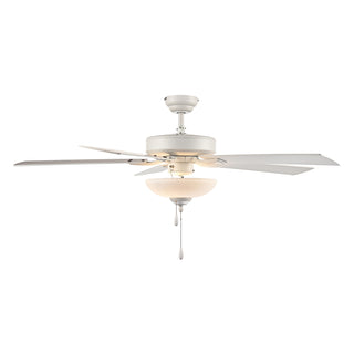 Galeson 52" Ceiling Fan in Matte White