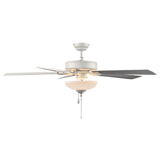 Galeson 52" Ceiling Fan in Matte White