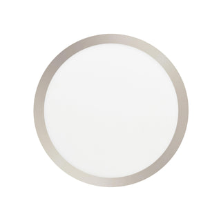 15" Slim Edge-lit Disc LED Disc in Brushed Nickel