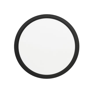 12" Slim Edge-lit Disc LED Disc in Matte Black