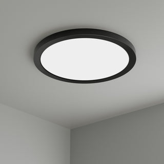 15" Slim Edge-lit Disc LED Disc in Matte Black